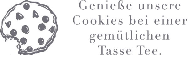 Genieße unsere Cookies bei einer gemütlichen Tasse Tee